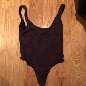 Free people paisley bodysuit